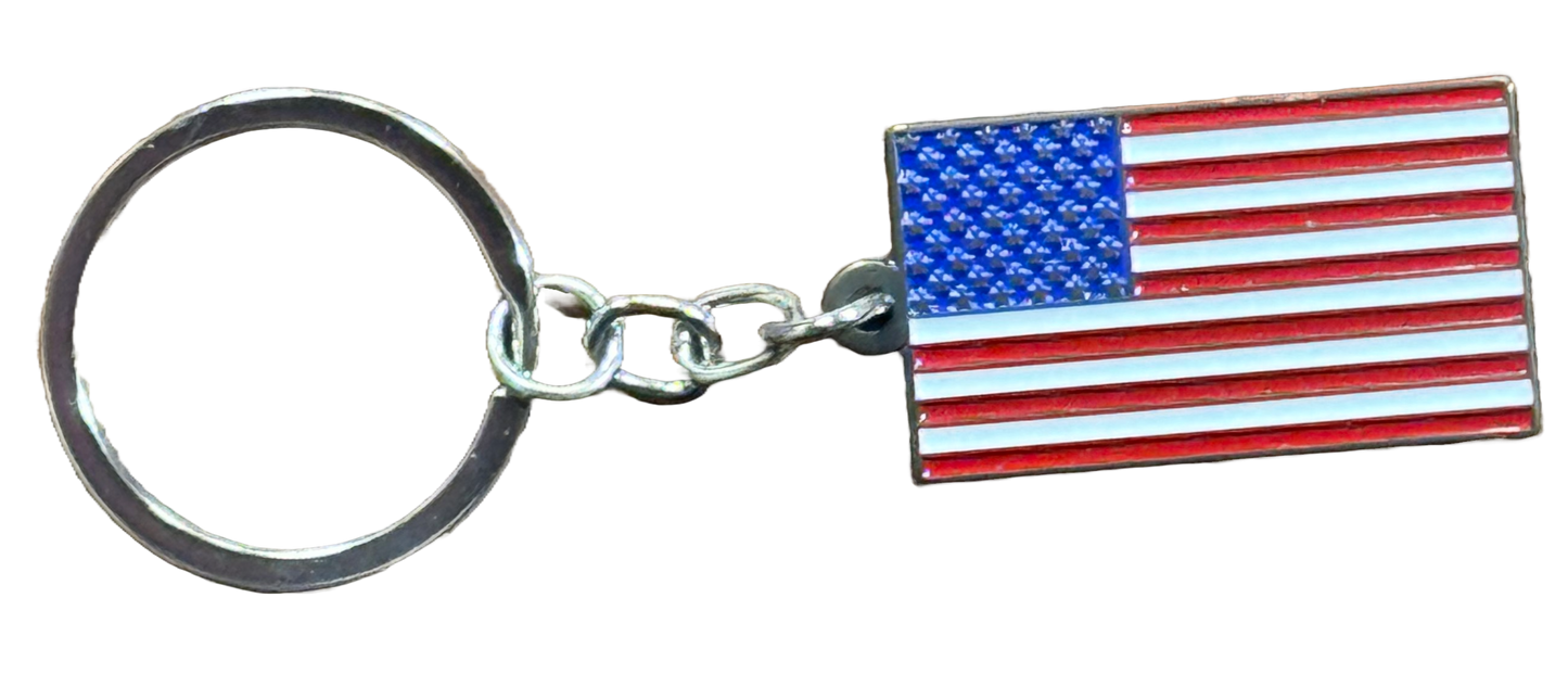 American flag key chain